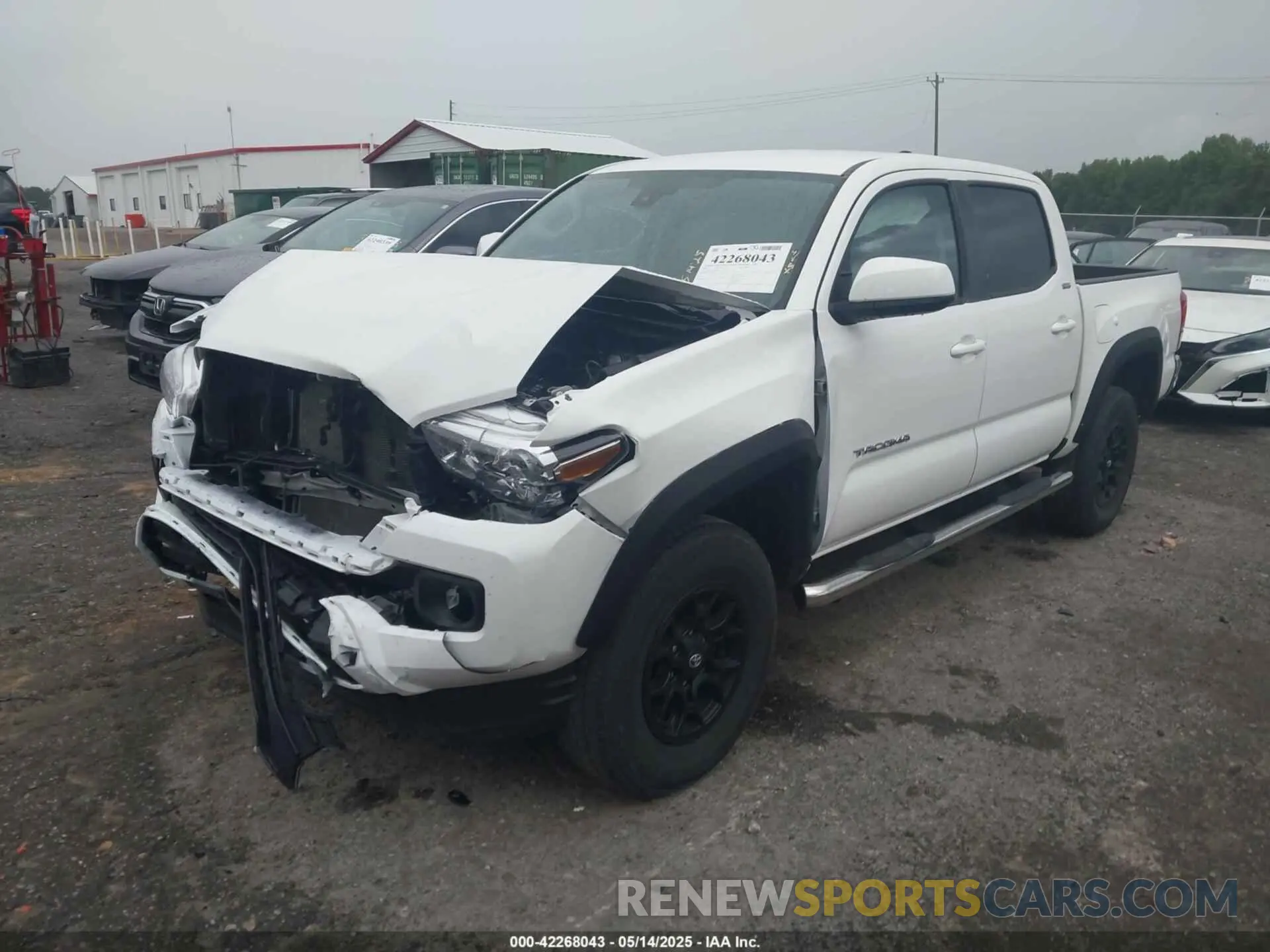 2 Photograph of a damaged car 3TMAZ5CN8MM157177 TOYOTA TACOMA 2021