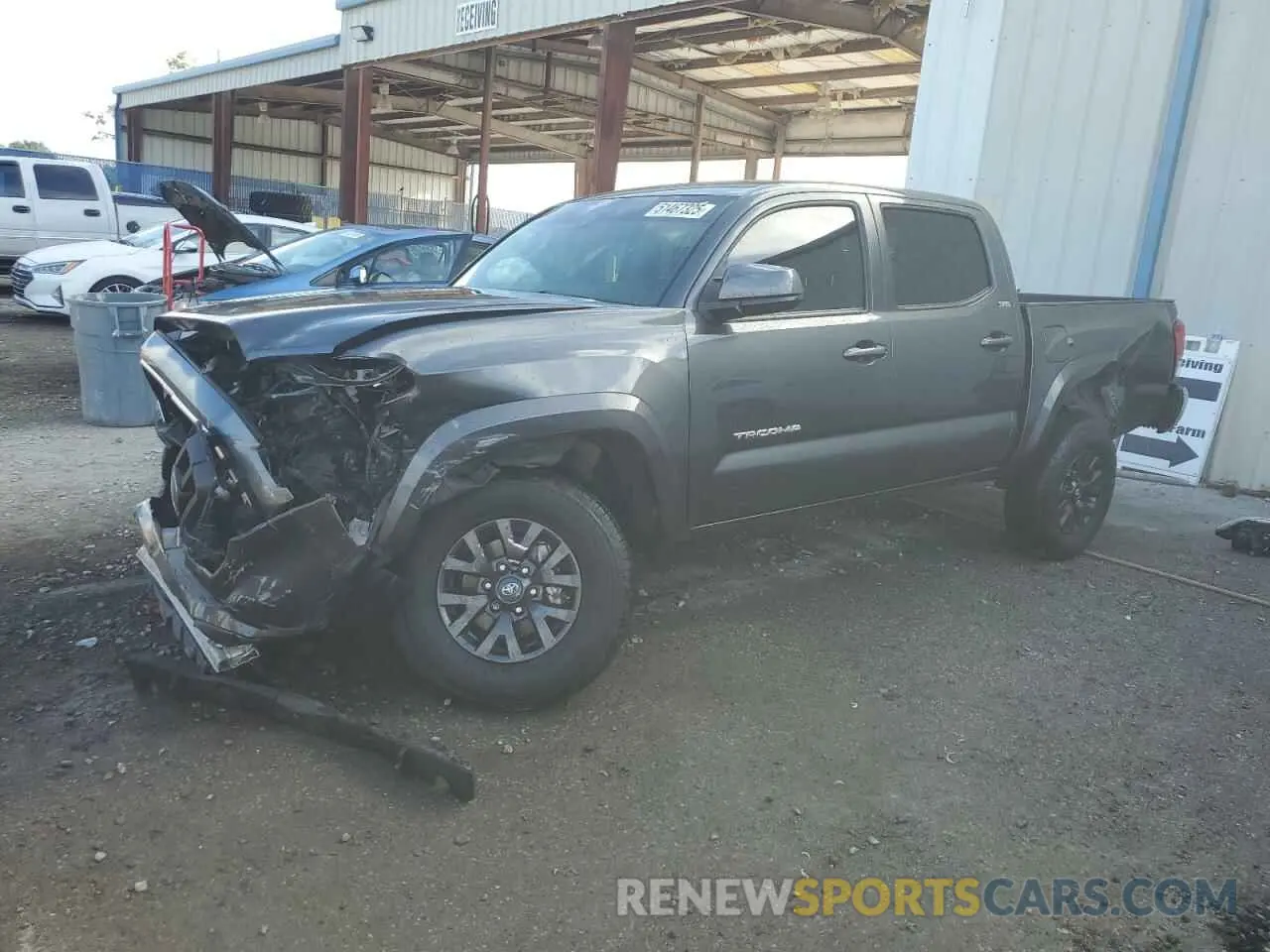 1 Photograph of a damaged car 3TMAZ5CNXMM156385 TOYOTA TACOMA 2021