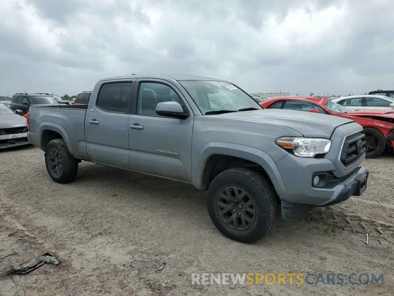4 Фотография поврежденного автомобиля 3TMBZ5DN3MM028976 TOYOTA TACOMA 2021