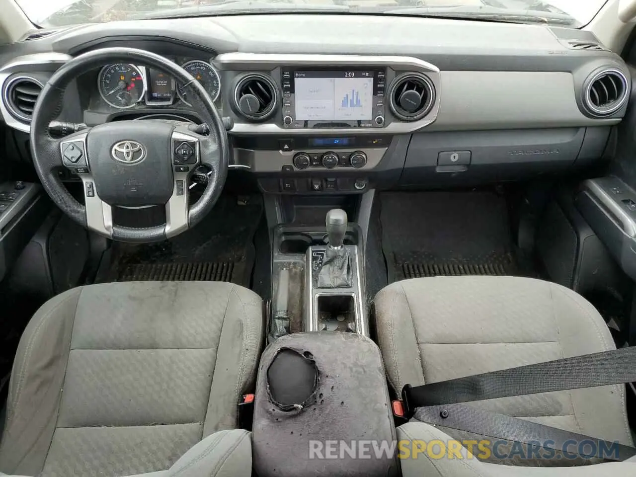 8 Фотография поврежденного автомобиля 3TMBZ5DN3MM028976 TOYOTA TACOMA 2021