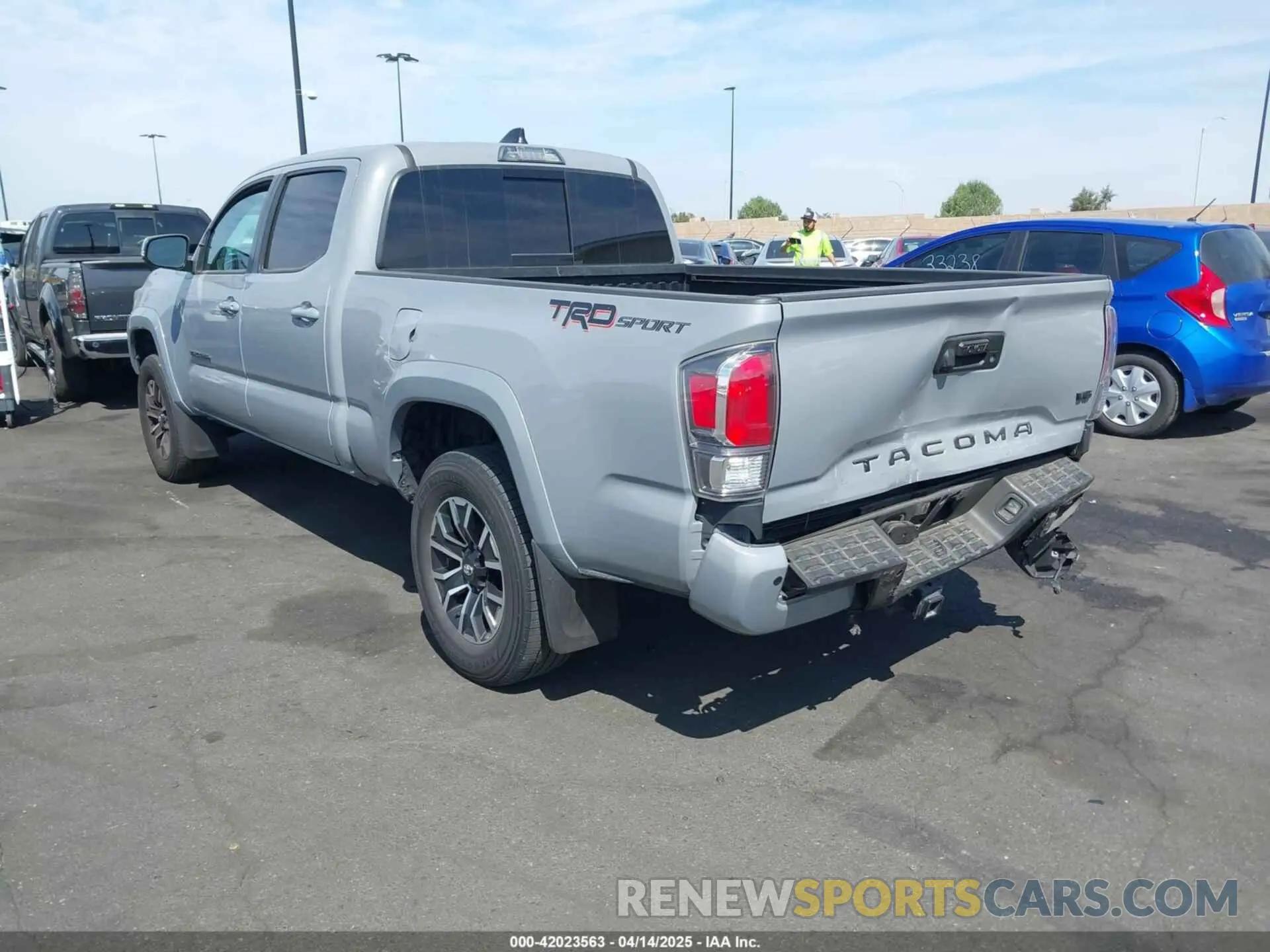 3 Фотография поврежденного автомобиля 3TMBZ5DN6MM031581 TOYOTA TACOMA 2021
