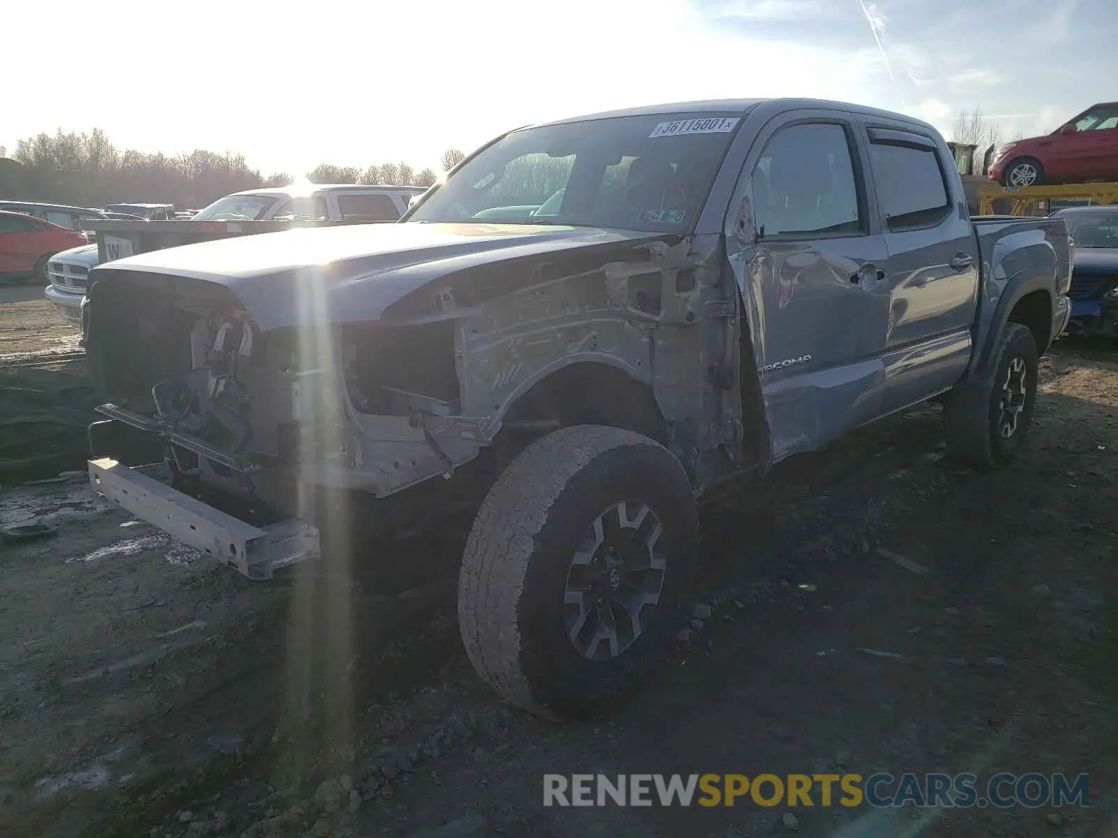 2 Photograph of a damaged car 3TMCZ5AN0MM374668 TOYOTA TACOMA 2021