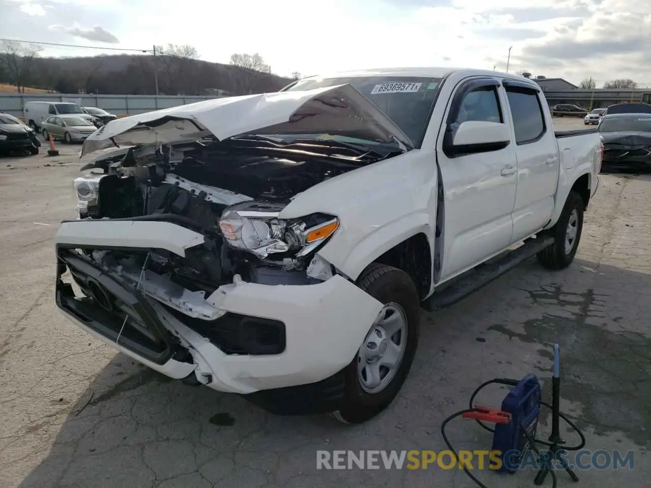 2 Photograph of a damaged car 3TMCZ5AN0MM386237 TOYOTA TACOMA 2021