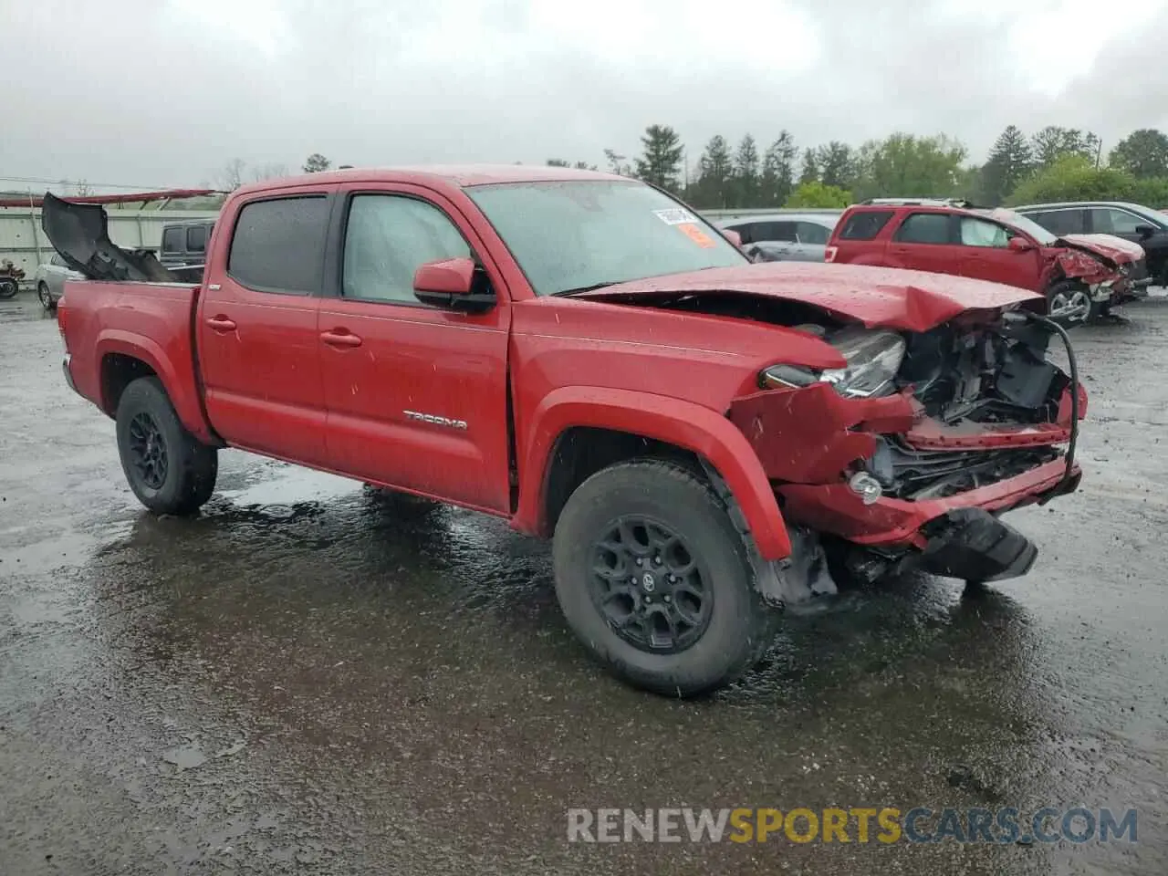 4 Photograph of a damaged car 3TMCZ5AN0MM404638 TOYOTA TACOMA 2021