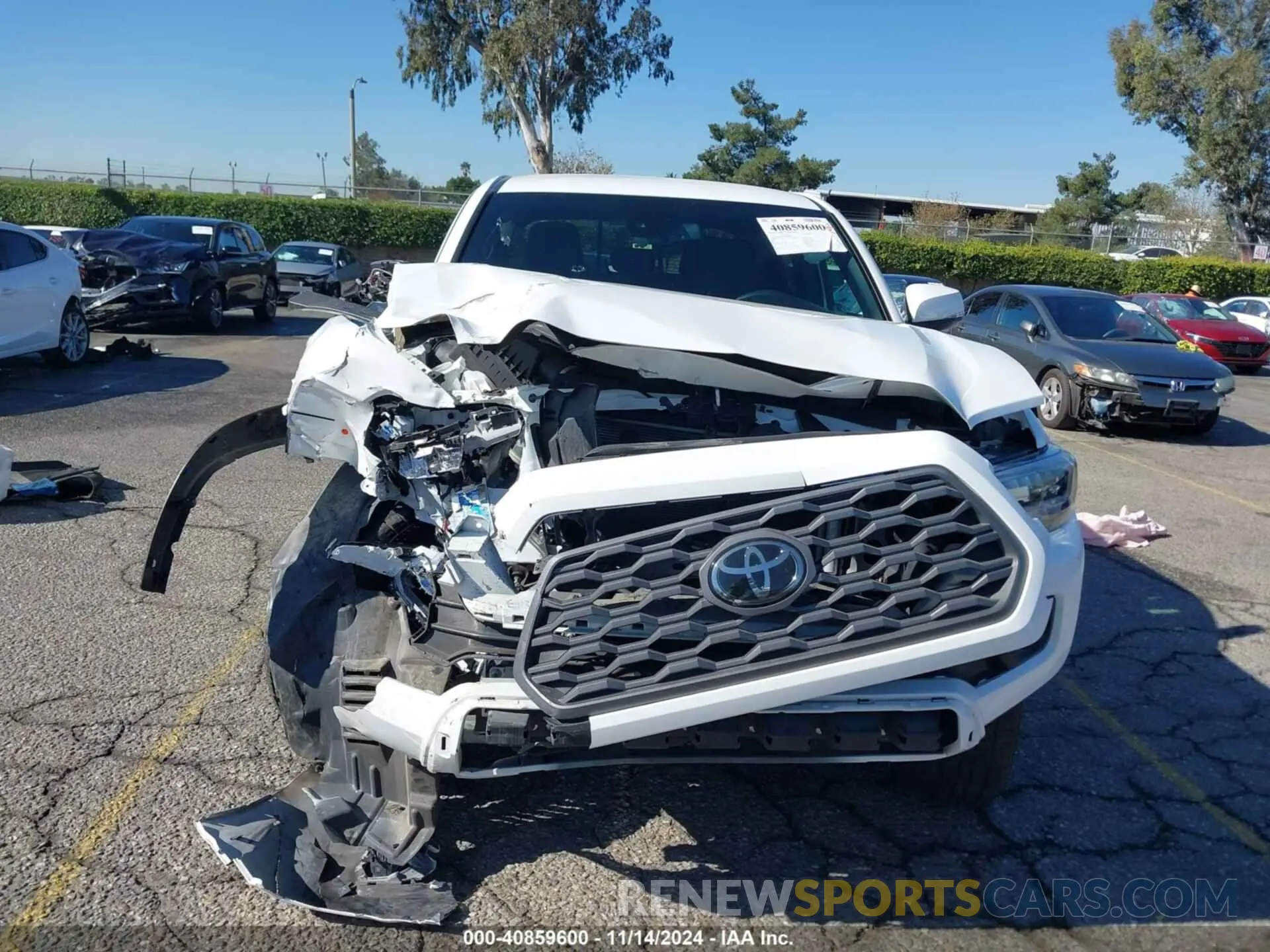 12 Photograph of a damaged car 3TMCZ5AN0MM449854 TOYOTA TACOMA 2021