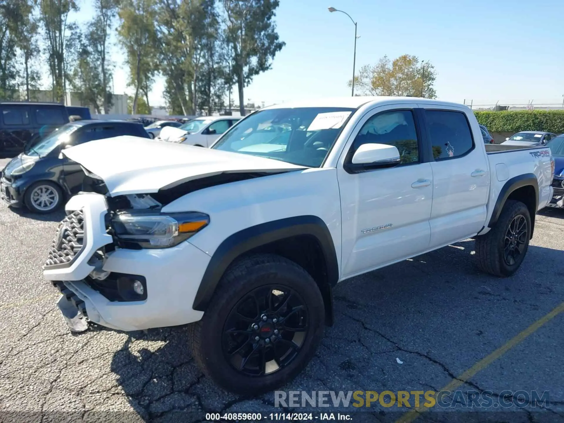2 Photograph of a damaged car 3TMCZ5AN0MM449854 TOYOTA TACOMA 2021
