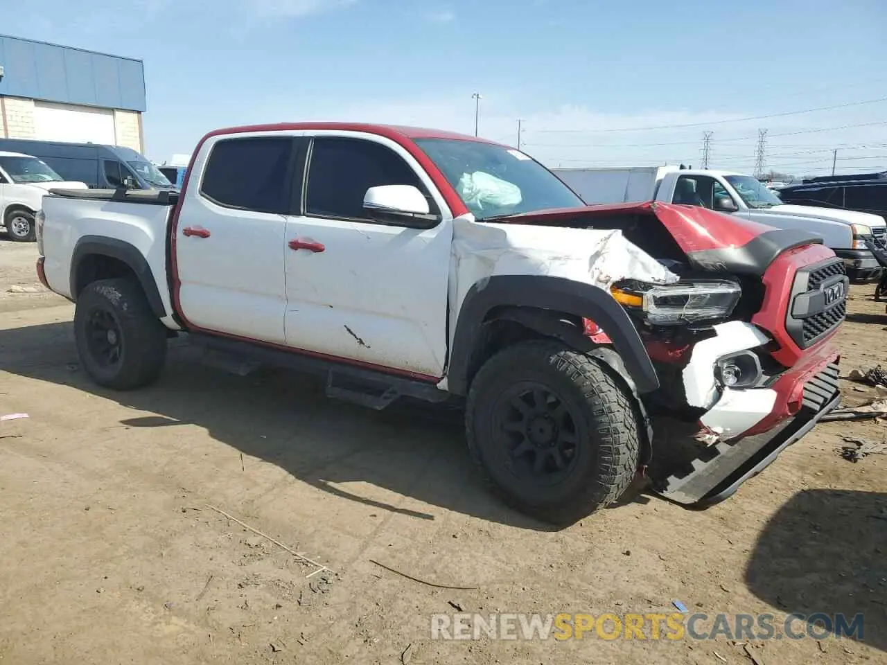 4 Photograph of a damaged car 3TMCZ5AN0MM449983 TOYOTA TACOMA 2021