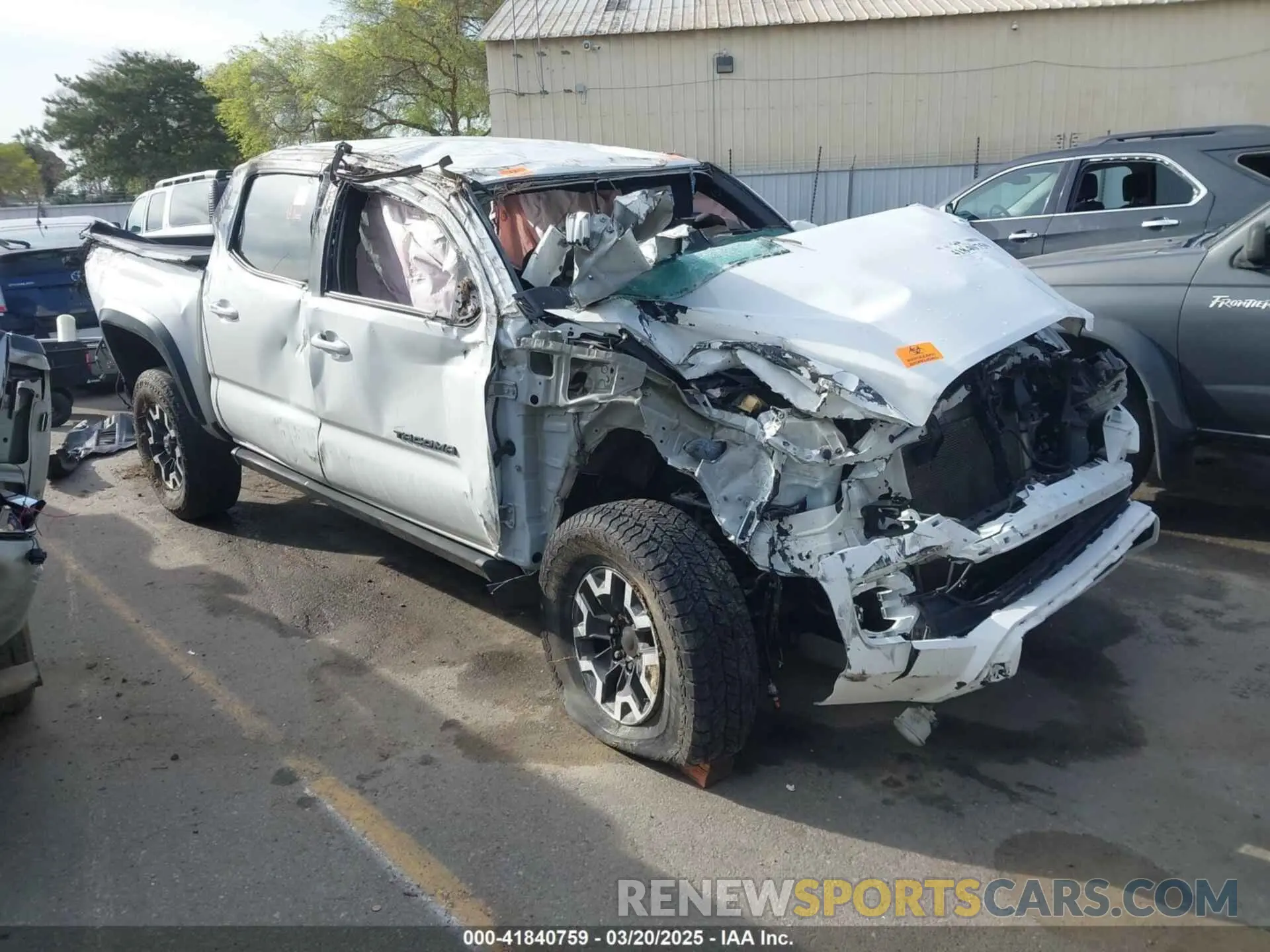 1 Photograph of a damaged car 3TMCZ5AN1MM429354 TOYOTA TACOMA 2021