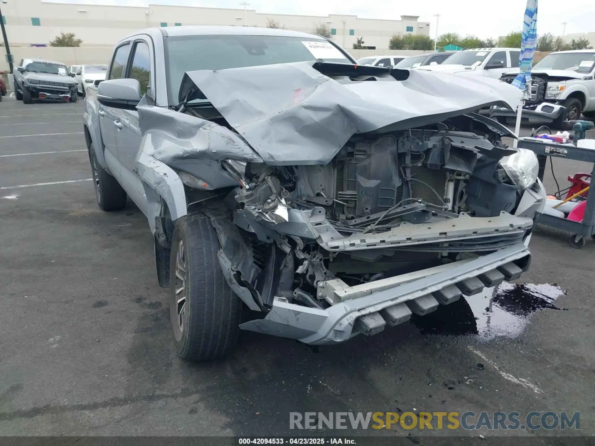 1 Photograph of a damaged car 3TMCZ5AN2MM405869 TOYOTA TACOMA 2021