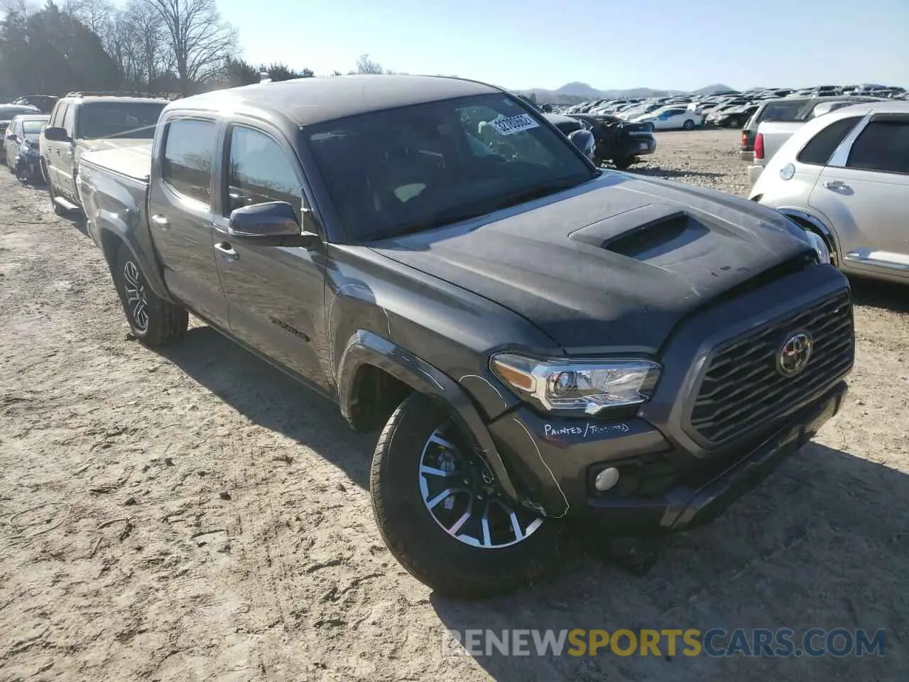 1 Photograph of a damaged car 3TMCZ5AN4MM384457 TOYOTA TACOMA 2021