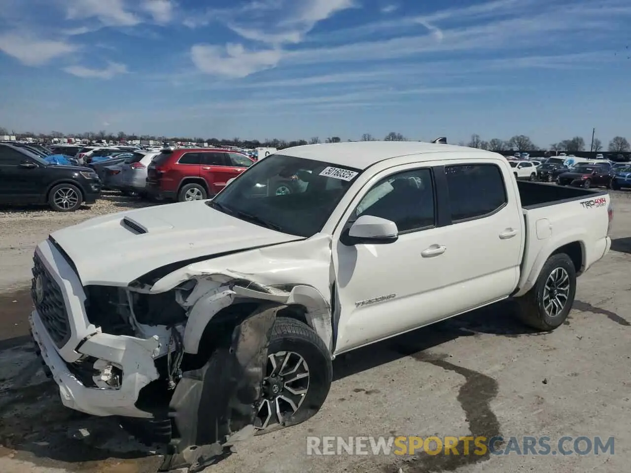 1 Photograph of a damaged car 3TMCZ5AN4MM397256 TOYOTA TACOMA 2021