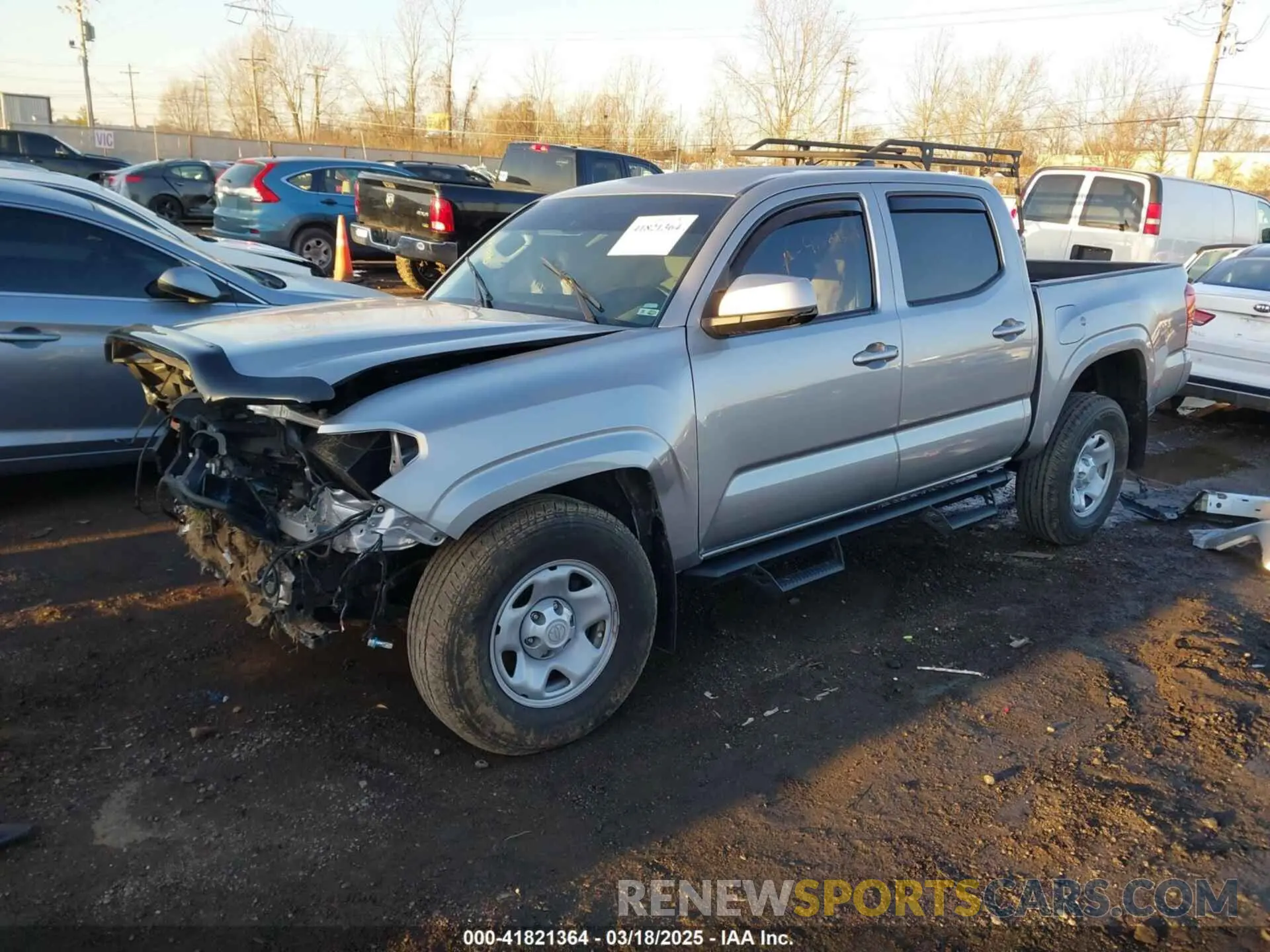 2 Photograph of a damaged car 3TMCZ5AN5MM386394 TOYOTA TACOMA 2021