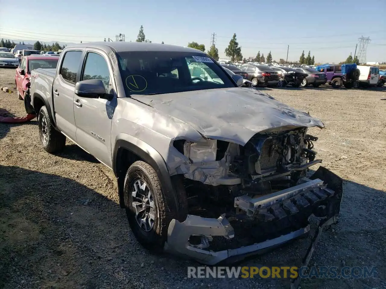 1 Photograph of a damaged car 3TMCZ5AN5MM406482 TOYOTA TACOMA 2021