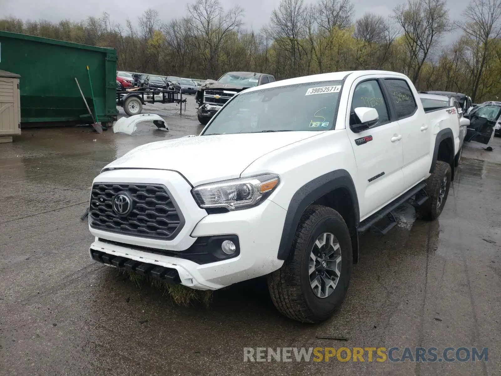 2 Photograph of a damaged car 3TMCZ5AN5MM407809 TOYOTA TACOMA 2021