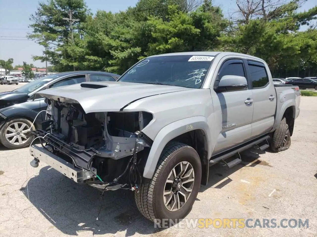 2 Фотография поврежденного автомобиля 3TMCZ5AN6MM407074 TOYOTA TACOMA 2021