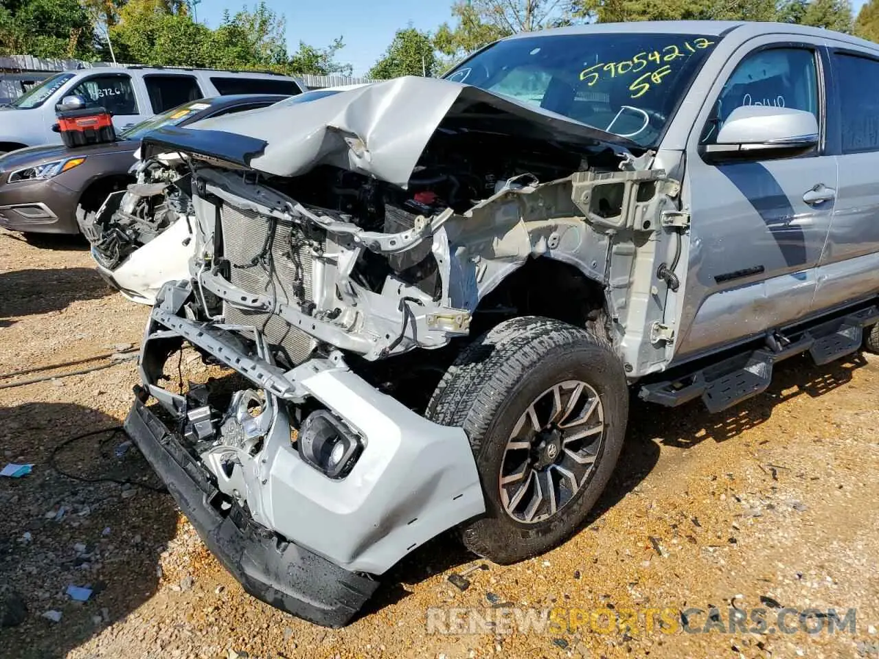 9 Photograph of a damaged car 3TMCZ5AN6MM413795 TOYOTA TACOMA 2021