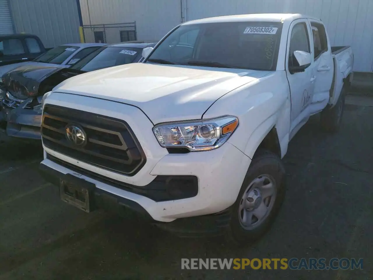 1 Photograph of a damaged car 3TMCZ5AN6MM433481 TOYOTA TACOMA 2021