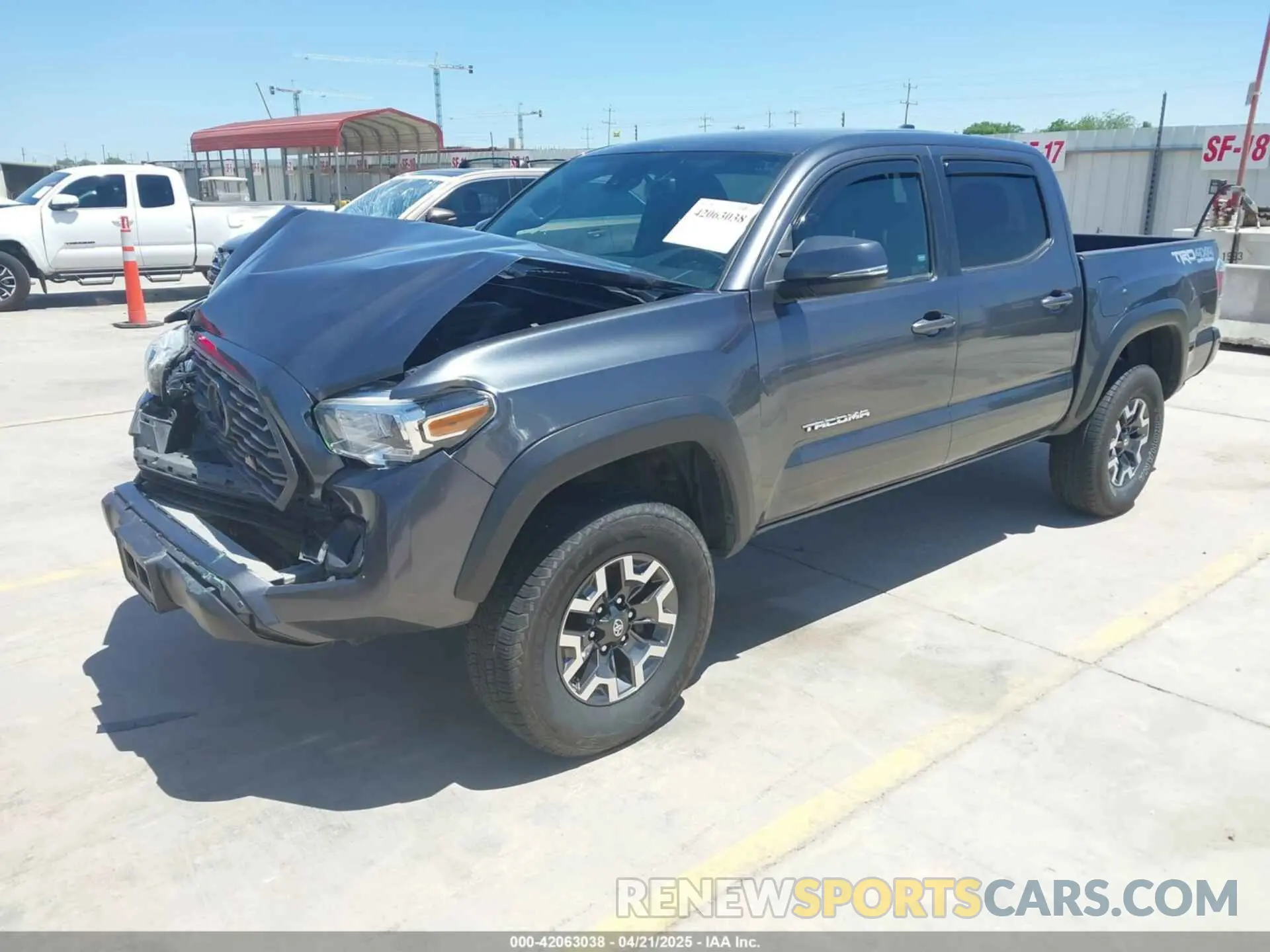 2 Фотография поврежденного автомобиля 3TMCZ5AN7MM399387 TOYOTA TACOMA 2021