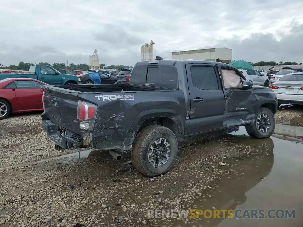 3 Photograph of a damaged car 3TMCZ5AN7MM406922 TOYOTA TACOMA 2021