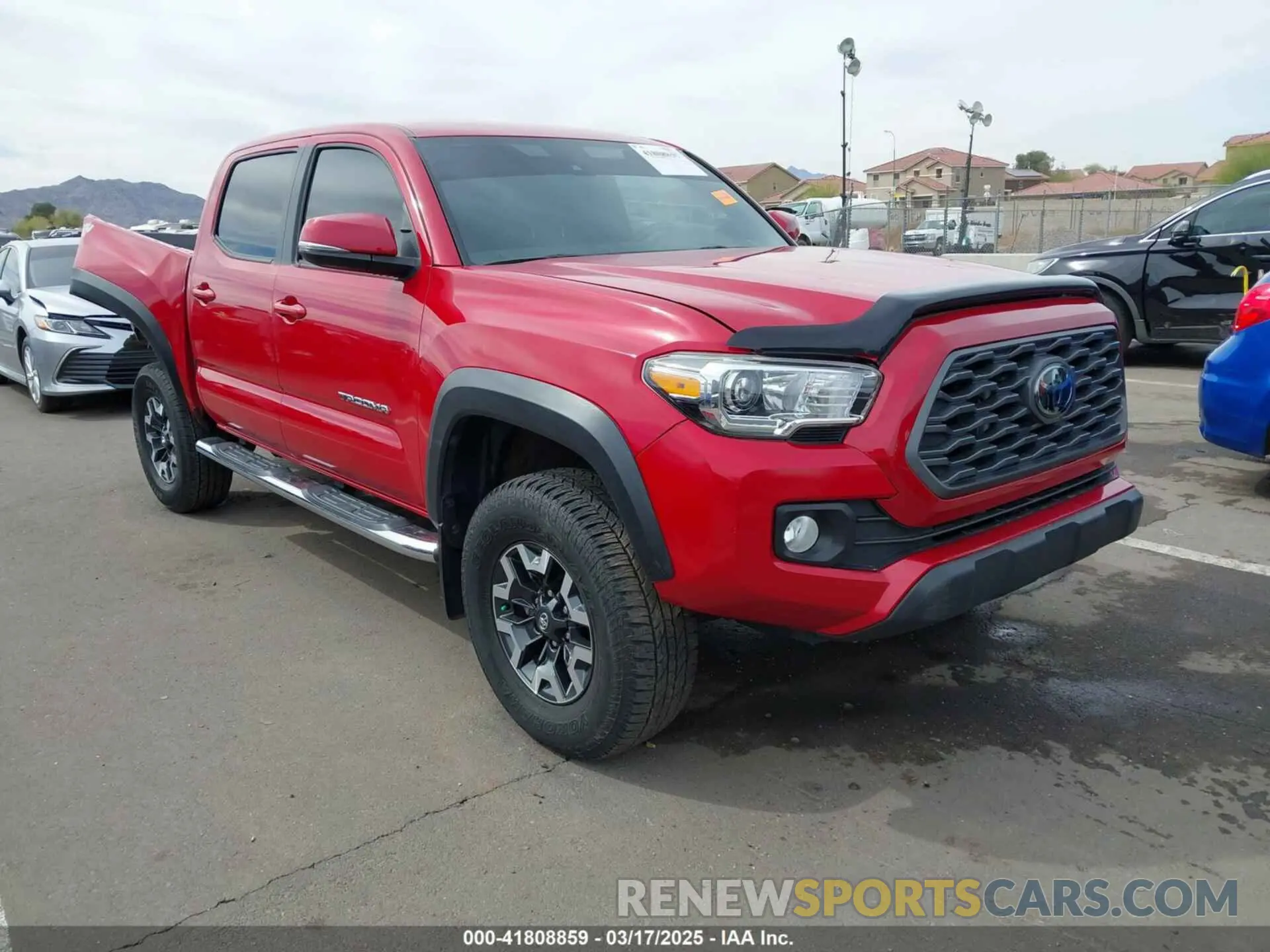 1 Photograph of a damaged car 3TMCZ5AN7MM433098 TOYOTA TACOMA 2021