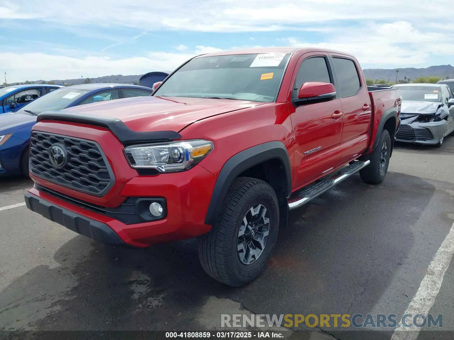2 Photograph of a damaged car 3TMCZ5AN7MM433098 TOYOTA TACOMA 2021
