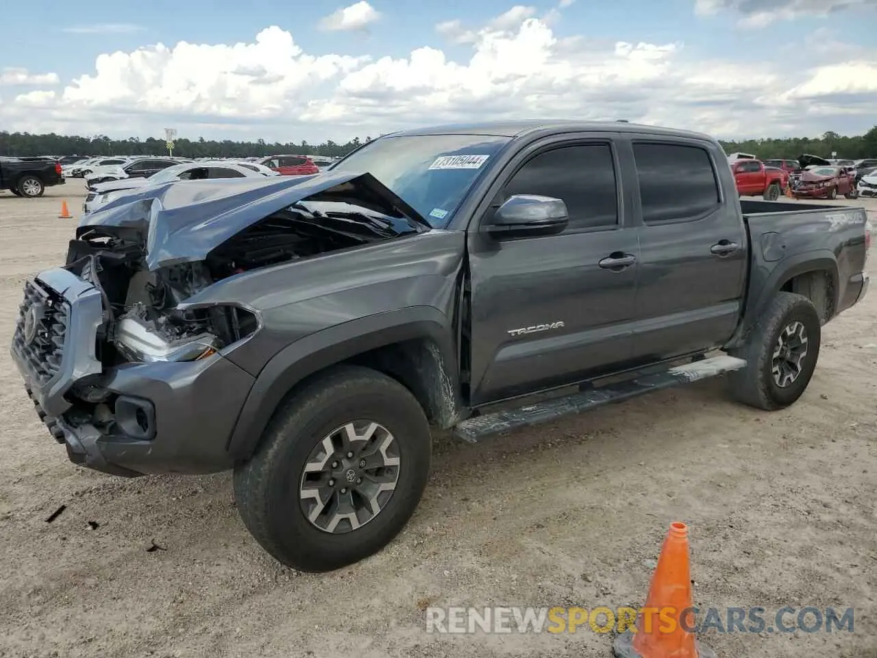 1 Photograph of a damaged car 3TMCZ5AN7MM440777 TOYOTA TACOMA 2021