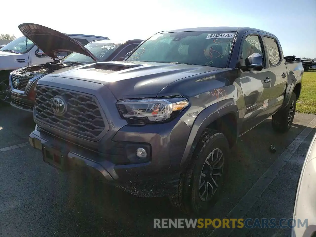 2 Photograph of a damaged car 3TMCZ5AN8MM382517 TOYOTA TACOMA 2021