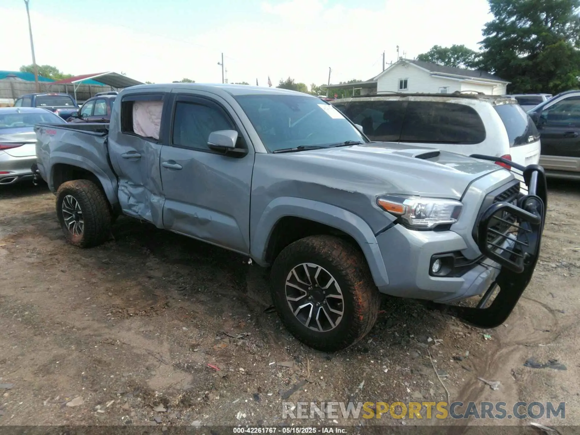 1 Photograph of a damaged car 3TMCZ5AN9MM374071 TOYOTA TACOMA 2021