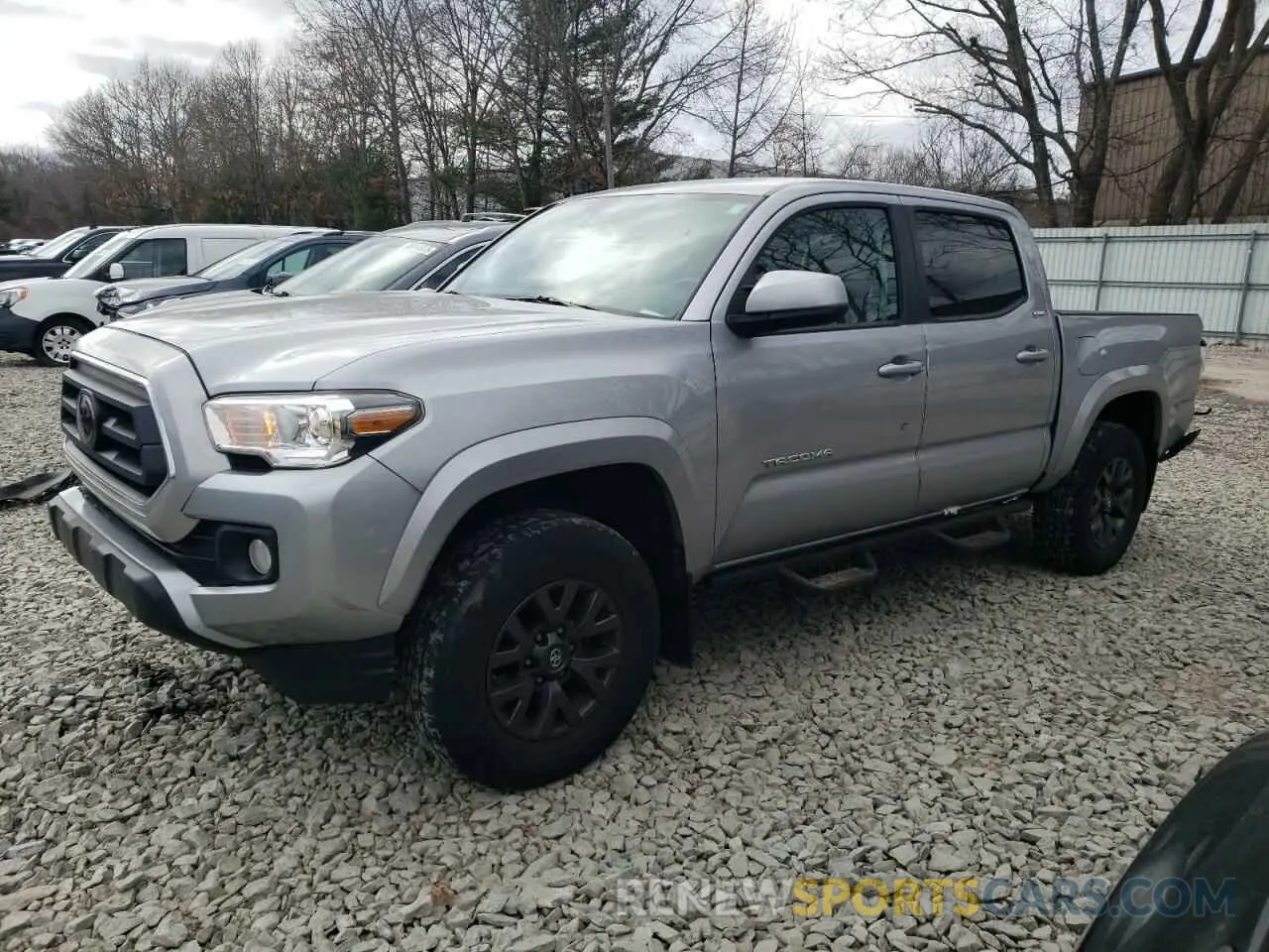 1 Photograph of a damaged car 3TMCZ5AN9MM374264 TOYOTA TACOMA 2021