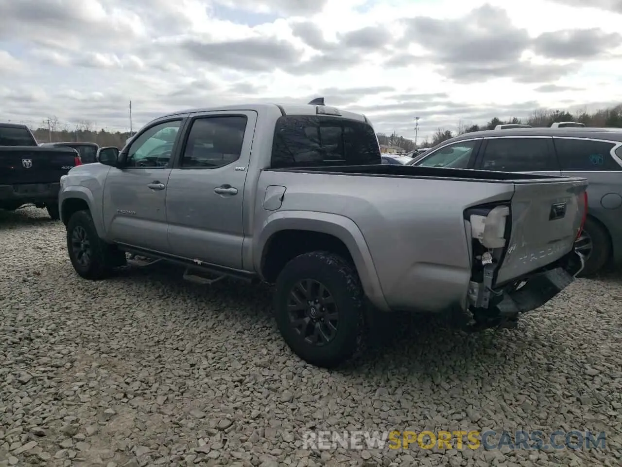 2 Photograph of a damaged car 3TMCZ5AN9MM374264 TOYOTA TACOMA 2021
