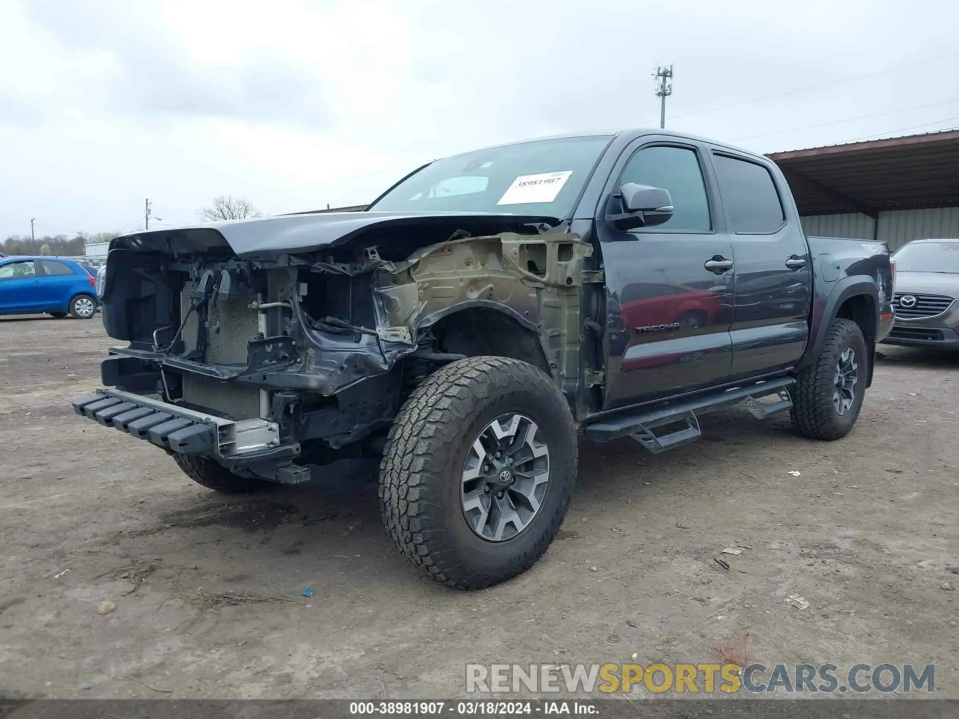 2 Photograph of a damaged car 3TMCZ5AN9MM395941 TOYOTA TACOMA 2021