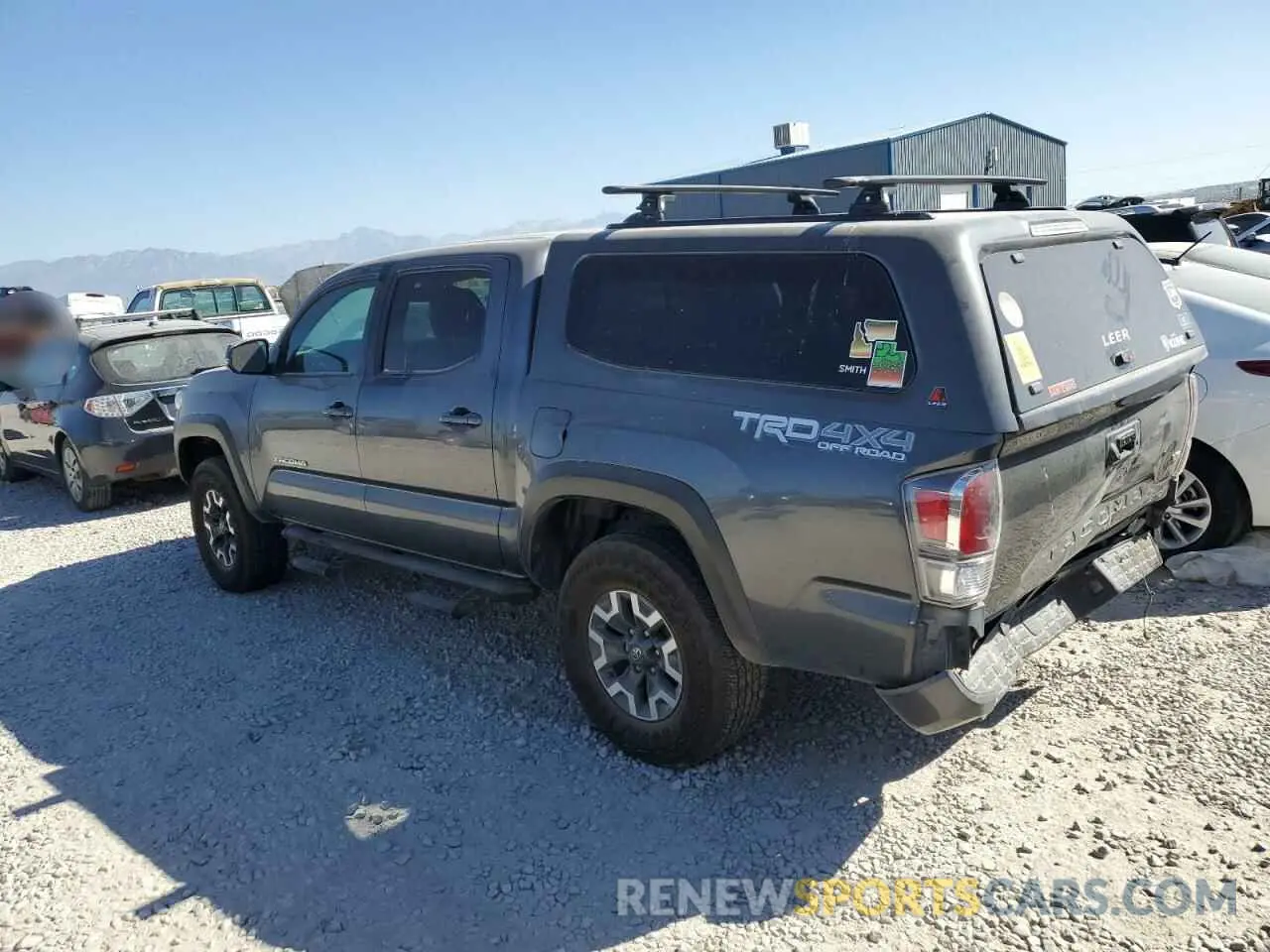 2 Photograph of a damaged car 3TMCZ5AN9MM400491 TOYOTA TACOMA 2021