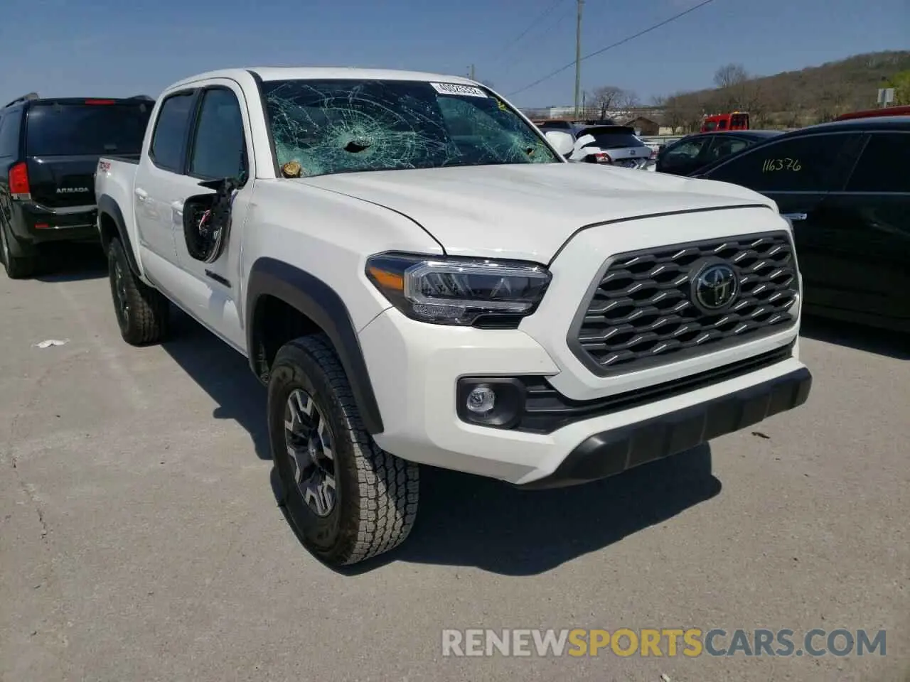 1 Photograph of a damaged car 3TMCZ5AN9MM415489 TOYOTA TACOMA 2021