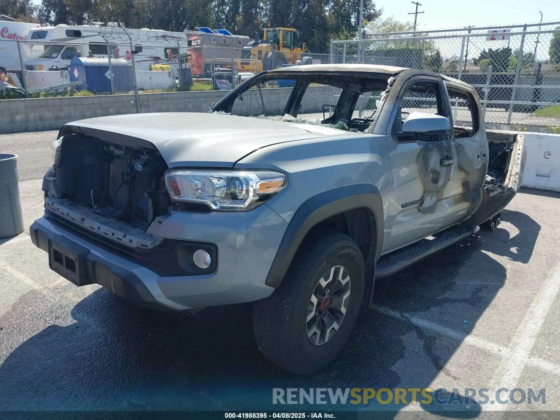 2 Photograph of a damaged car 3TMCZ5ANXMM394460 TOYOTA TACOMA 2021