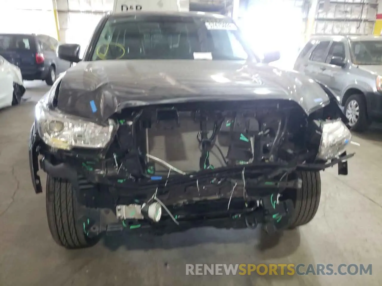 9 Photograph of a damaged car 3TMCZ5ANXMM446850 TOYOTA TACOMA 2021