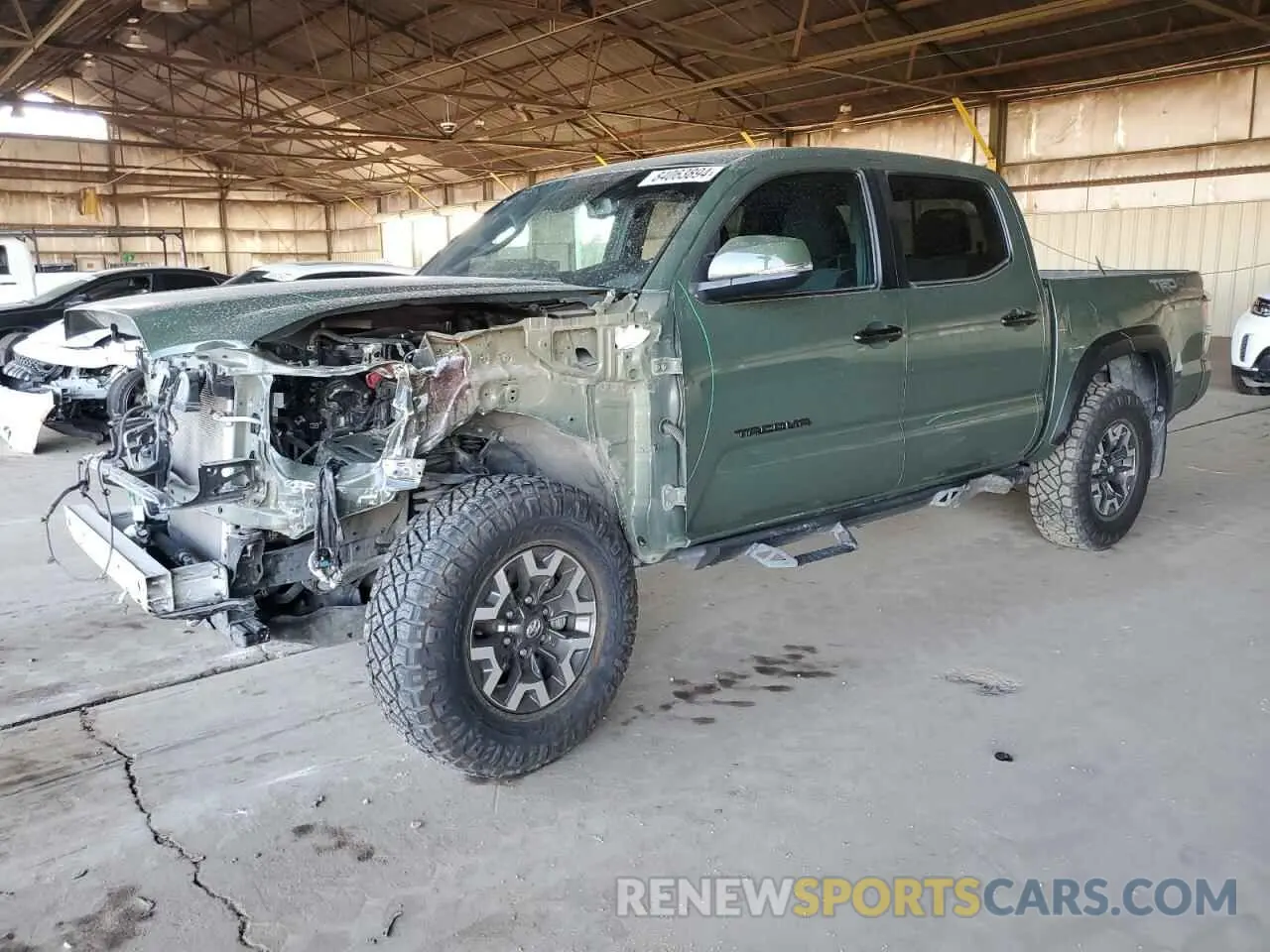 1 Фотография поврежденного автомобиля 3TMCZ5ANXMM449599 TOYOTA TACOMA 2021