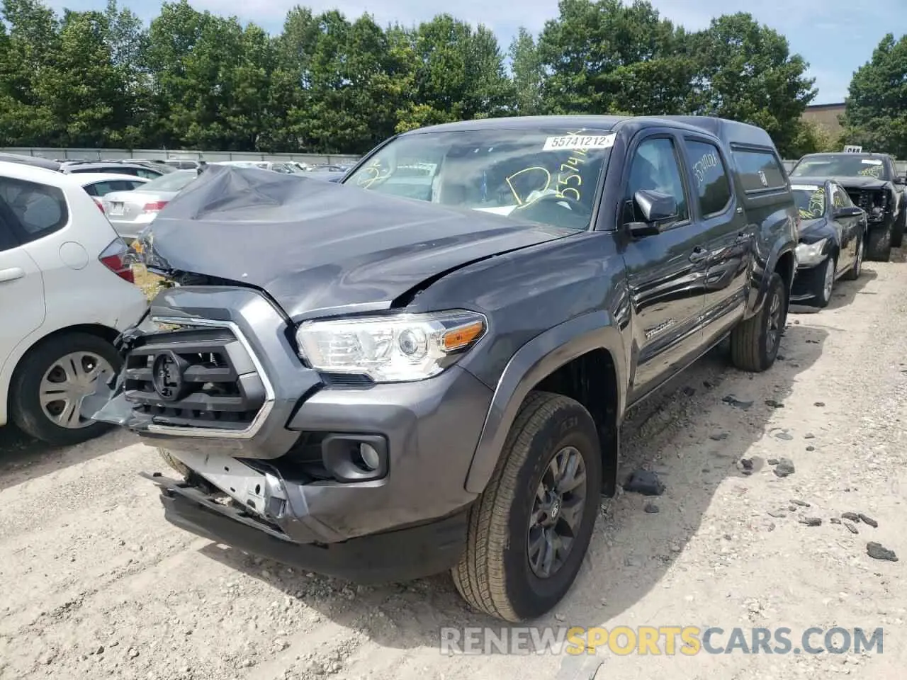 2 Photograph of a damaged car 3TMDZ5BN0MM120350 TOYOTA TACOMA 2021