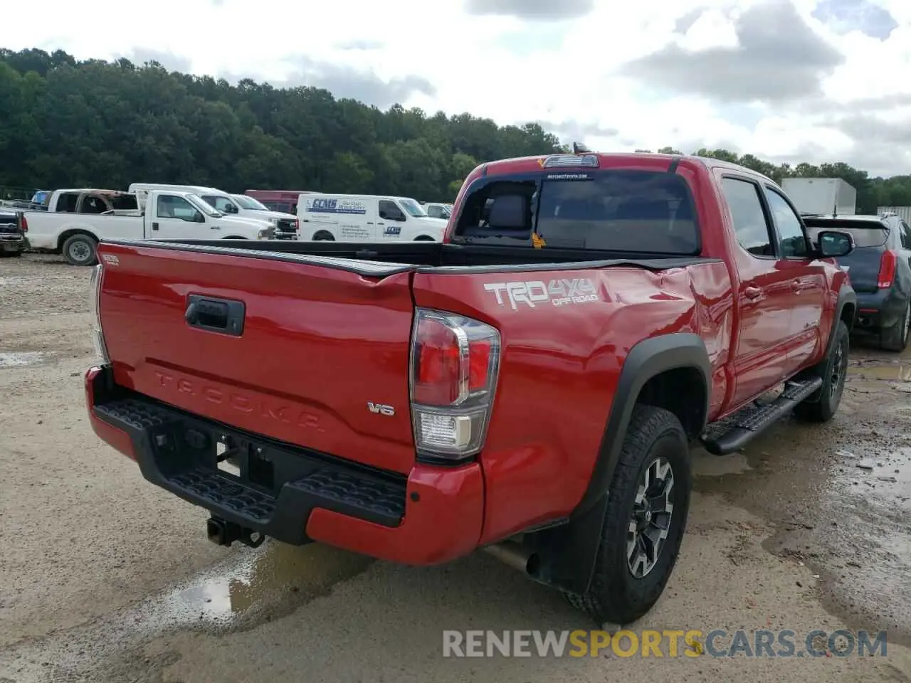 4 Фотография поврежденного автомобиля 3TMDZ5BN1MM101290 TOYOTA TACOMA 2021