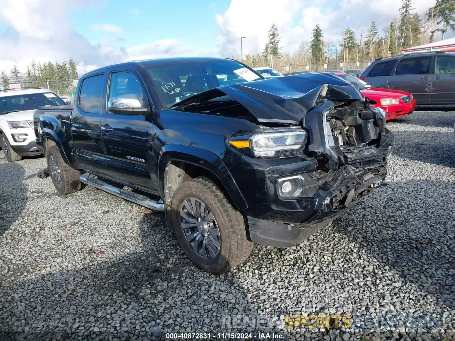 1 Photograph of a damaged car 3TMHZ5BN0MM113660 TOYOTA TACOMA 2021