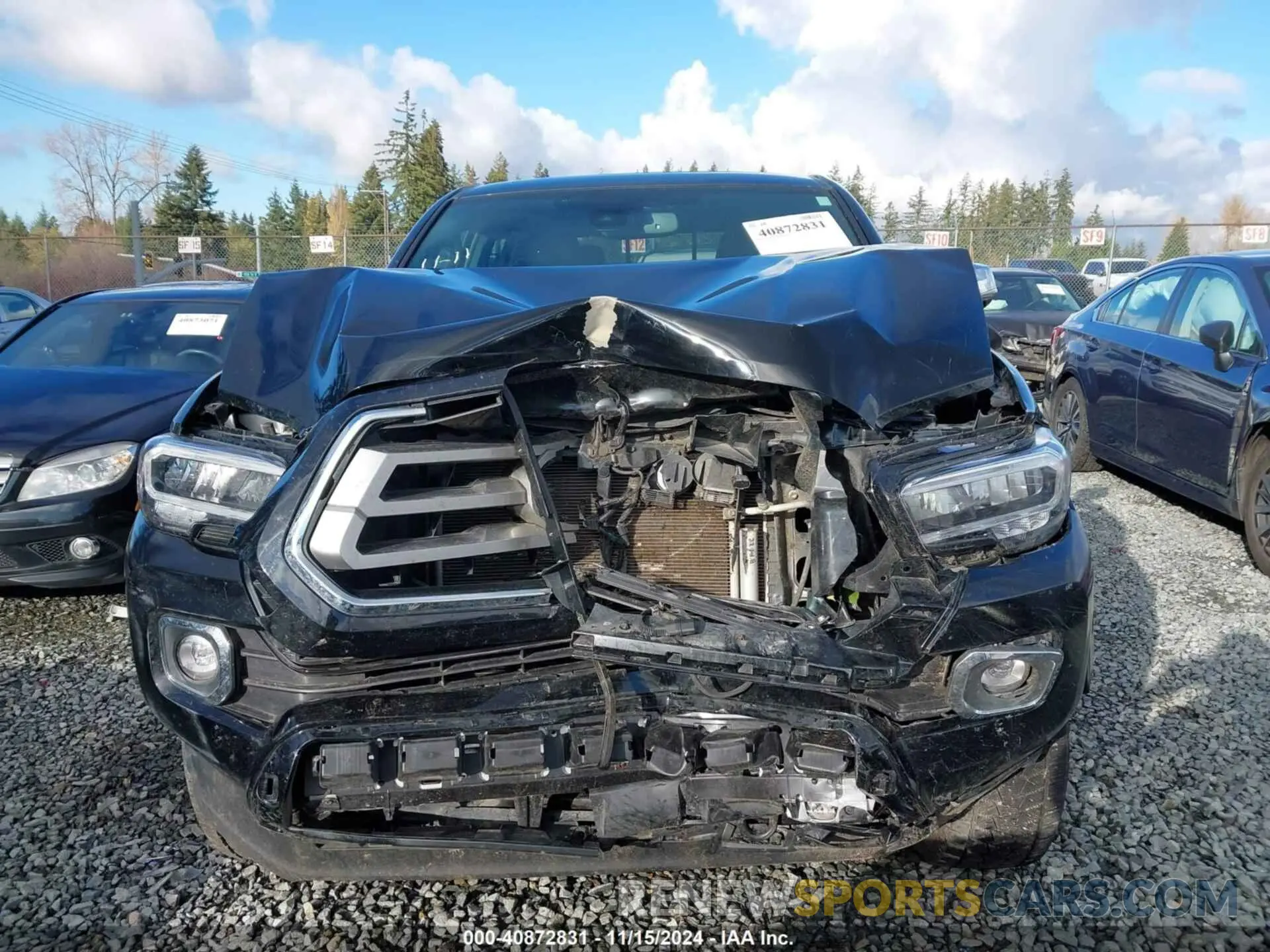 12 Photograph of a damaged car 3TMHZ5BN0MM113660 TOYOTA TACOMA 2021