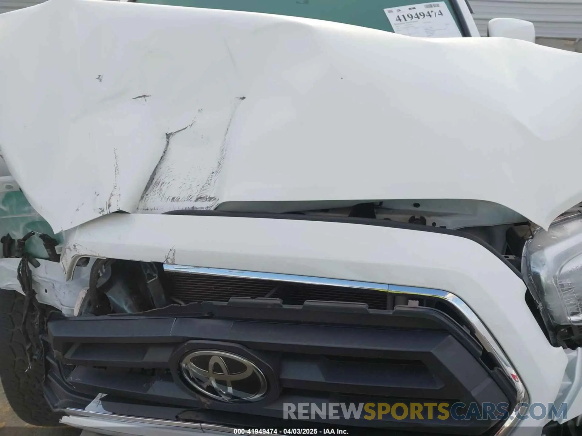 10 Фотография поврежденного автомобиля 3TYAX5GN2MT014259 TOYOTA TACOMA 2021
