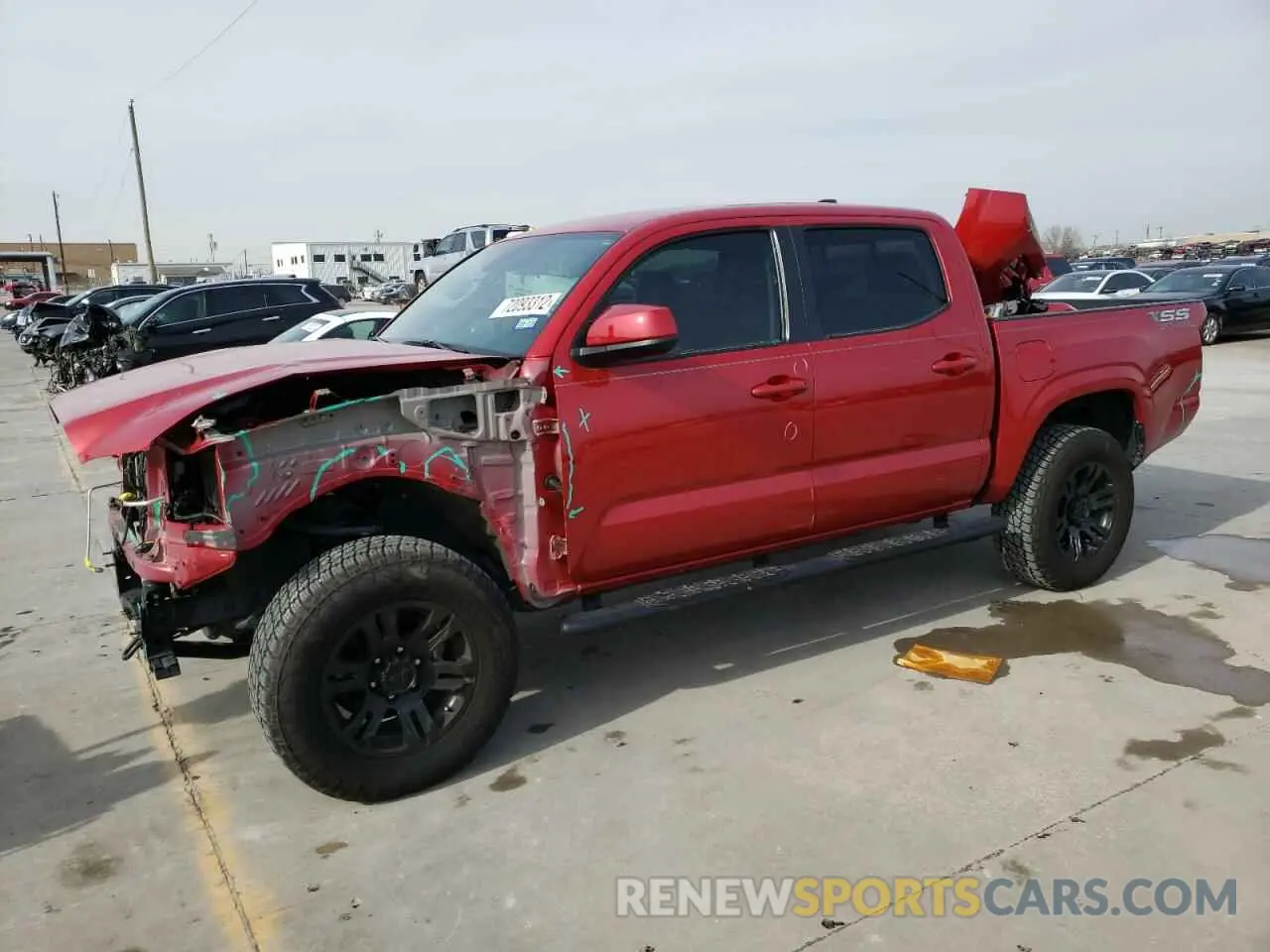 1 Photograph of a damaged car 3TYAX5GN7MT033874 TOYOTA TACOMA 2021