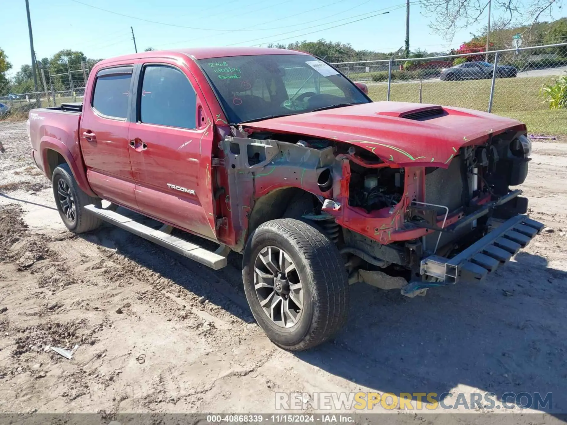 1 Фотография поврежденного автомобиля 3TYAZ5CN0MT003356 TOYOTA TACOMA 2021