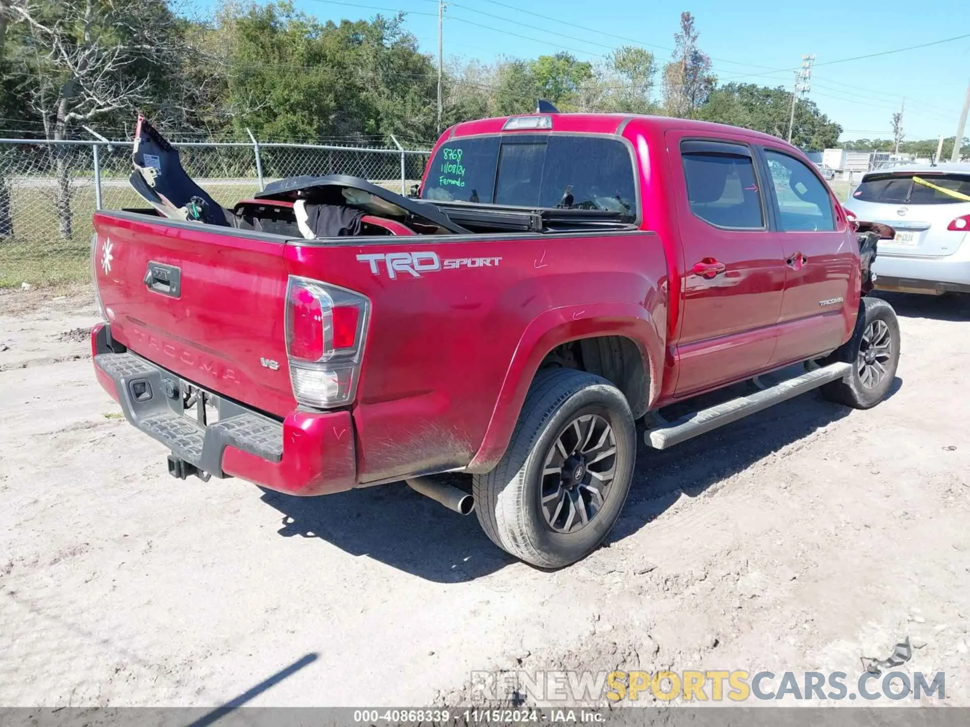 4 Фотография поврежденного автомобиля 3TYAZ5CN0MT003356 TOYOTA TACOMA 2021