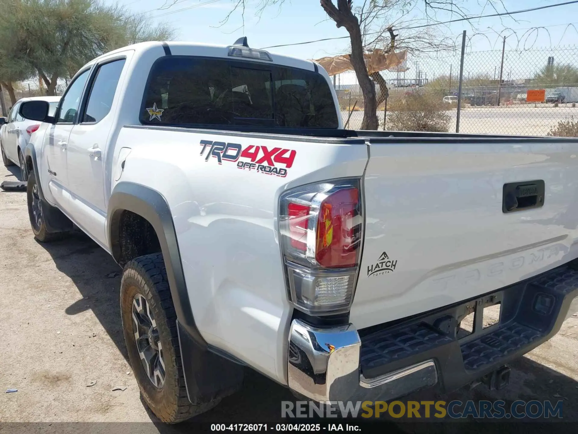 3 Photograph of a damaged car 3TYCZ5AN1MT051556 TOYOTA TACOMA 2021