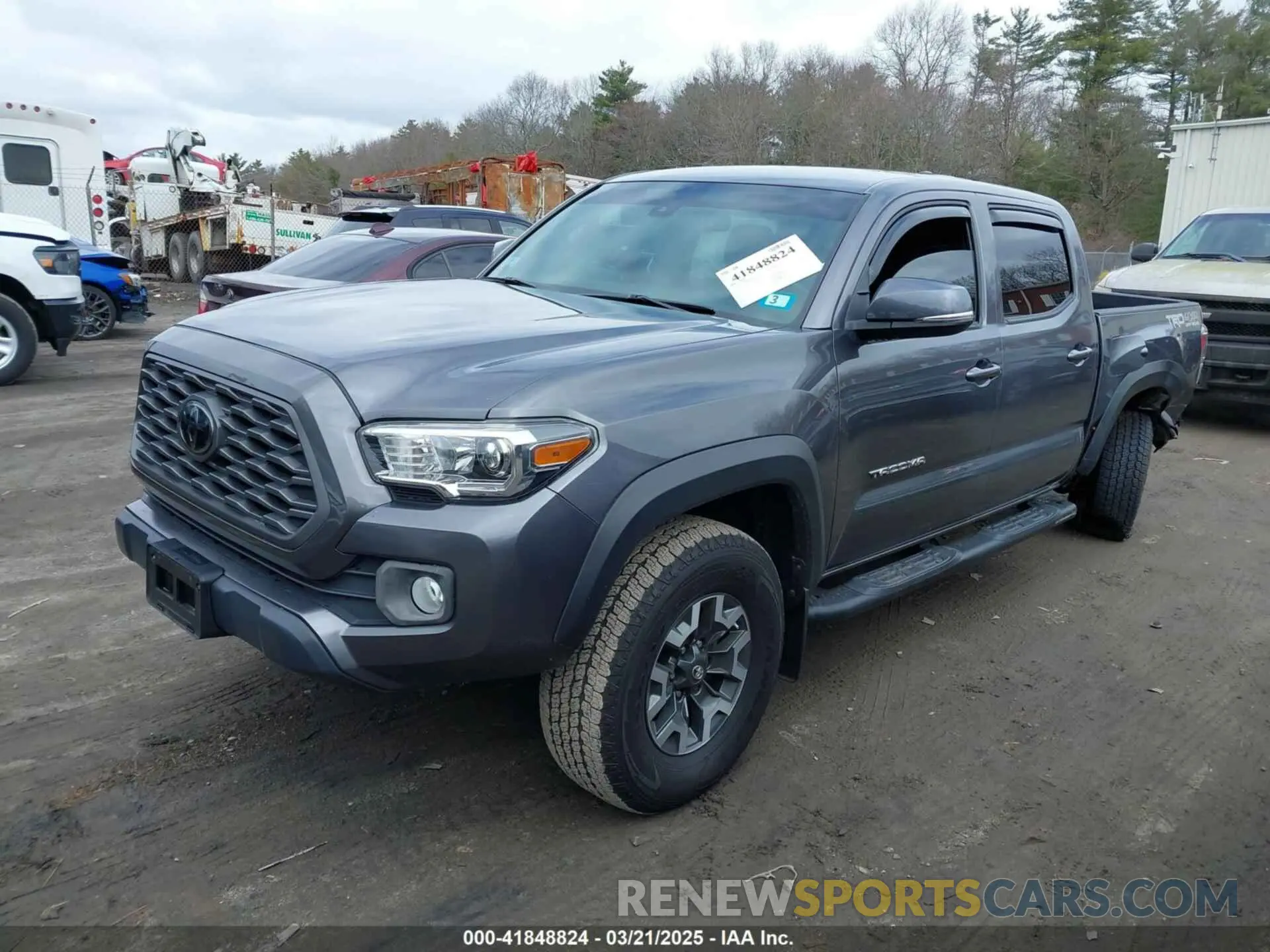 2 Photograph of a damaged car 3TYCZ5AN3MT049937 TOYOTA TACOMA 2021