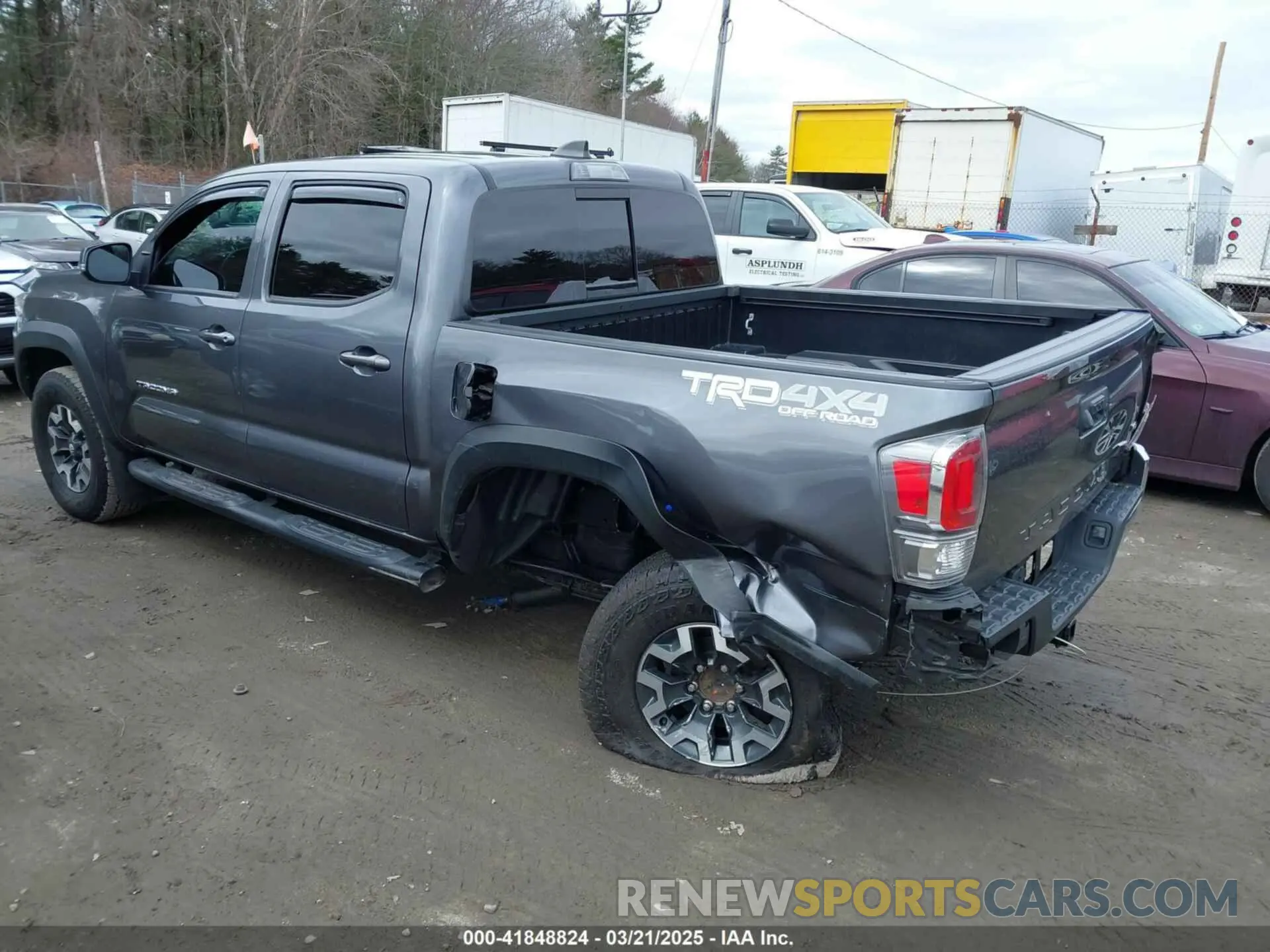 3 Photograph of a damaged car 3TYCZ5AN3MT049937 TOYOTA TACOMA 2021