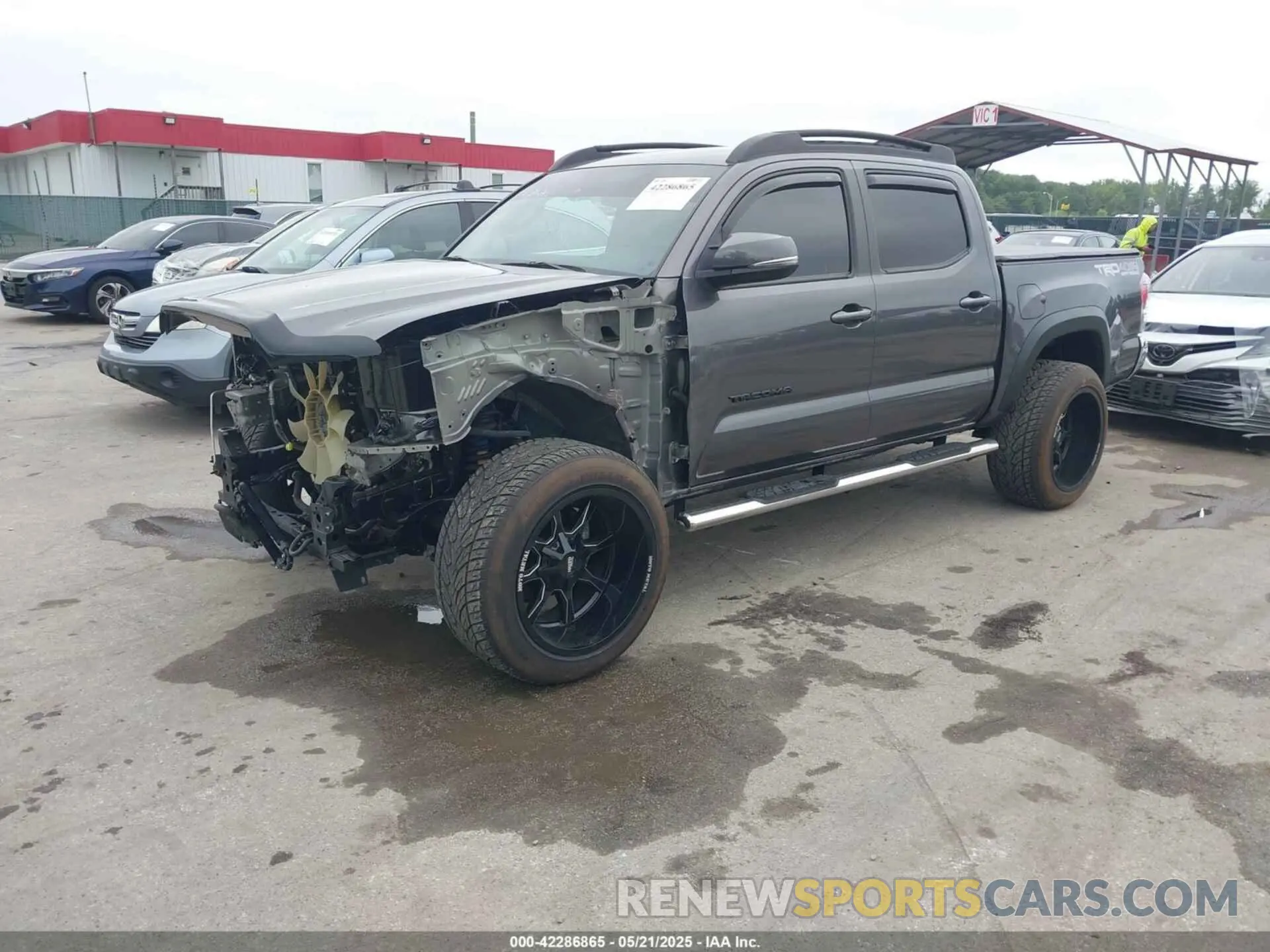 2 Photograph of a damaged car 3TYCZ5AN6MT024918 TOYOTA TACOMA 2021