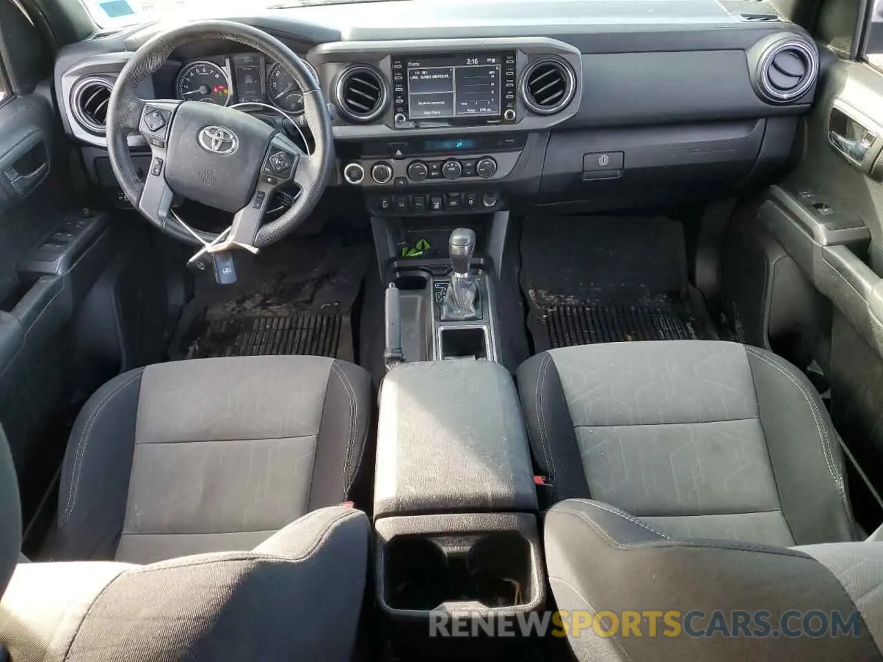 8 Фотография поврежденного автомобиля 3TYCZ5AN7MT014351 TOYOTA TACOMA 2021