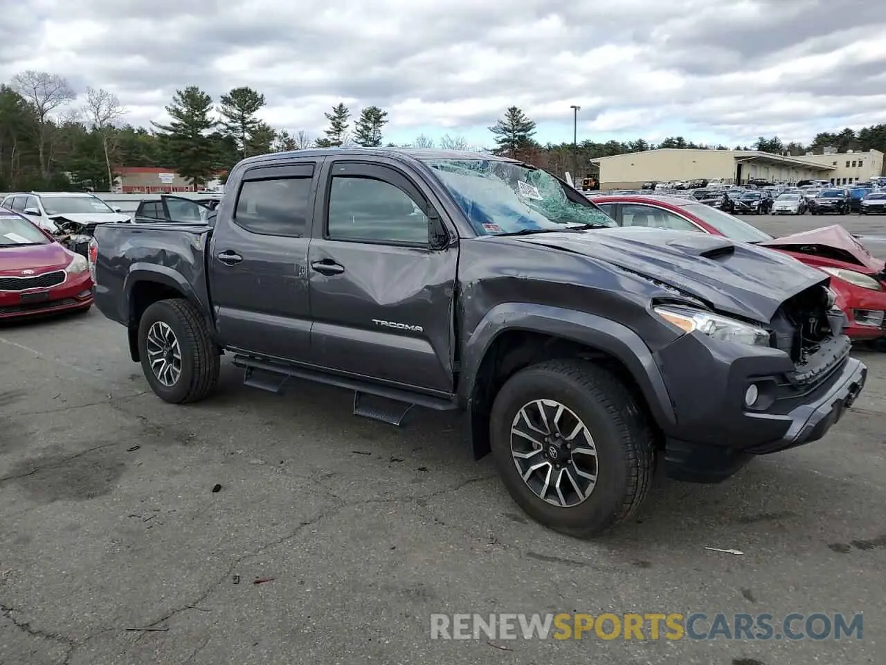4 Photograph of a damaged car 3TYCZ5ANXMT026204 TOYOTA TACOMA 2021